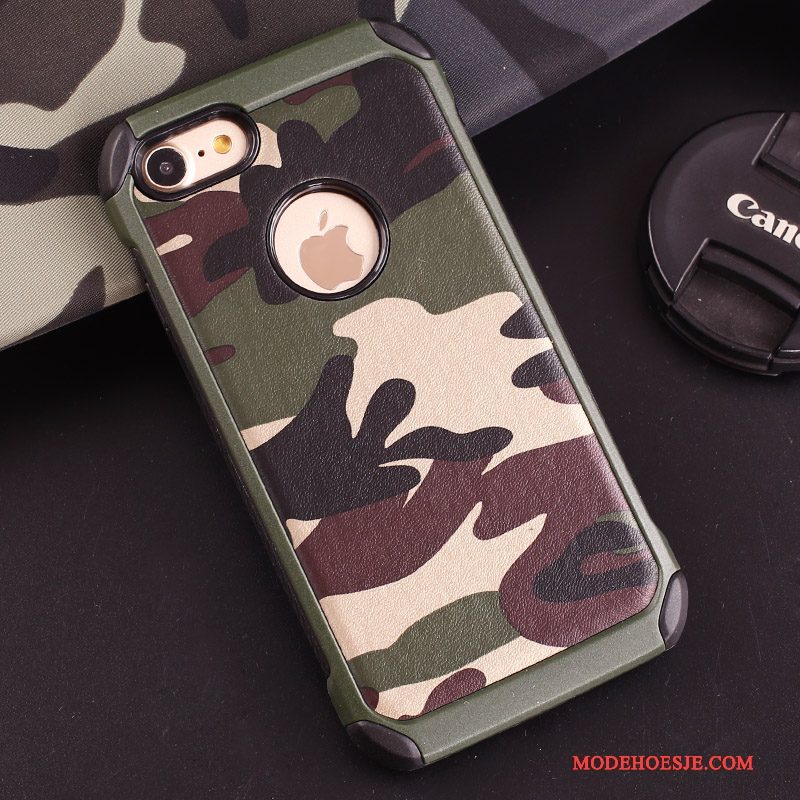 Hoesje iPhone 5/5s Siliconen Telefoon Blauw, Hoes iPhone 5/5s Zakken Anti-fall Camouflage