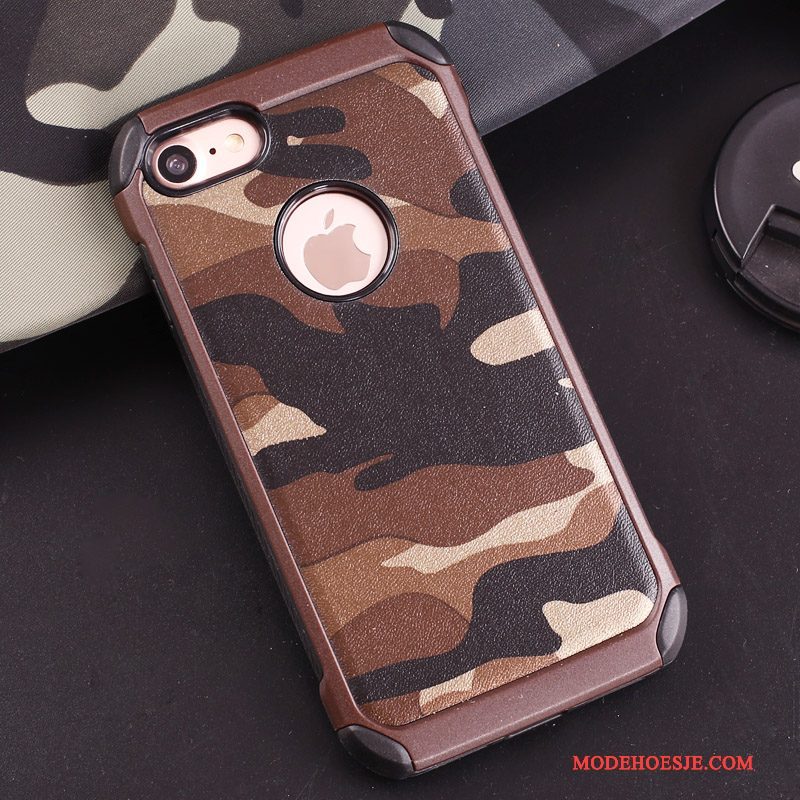 Hoesje iPhone 5/5s Siliconen Telefoon Blauw, Hoes iPhone 5/5s Zakken Anti-fall Camouflage