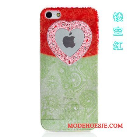 Hoesje iPhone 5/5s Spotprent Accessoires Geel, Hoes iPhone 5/5s Bescherming Kleur Blauw