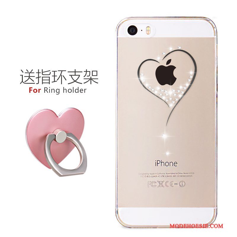 Hoesje iPhone 5/5s Spotprent Trend Mooie, Hoes iPhone 5/5s Siliconen Super Schattig Eenvoudige