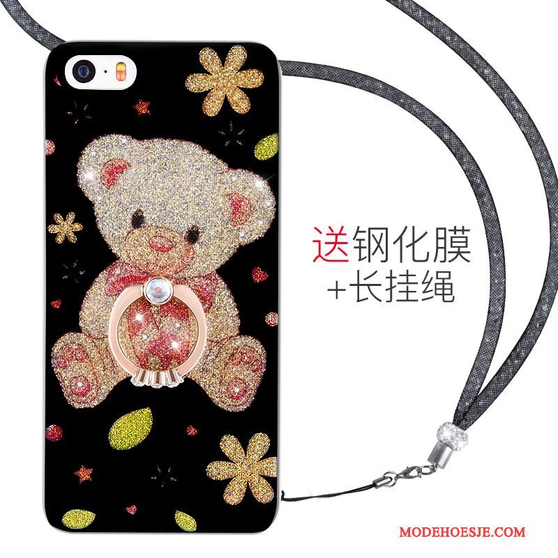 Hoesje iPhone 5/5s Spotprent Trend Mooie, Hoes iPhone 5/5s Siliconen Super Schattig Eenvoudige