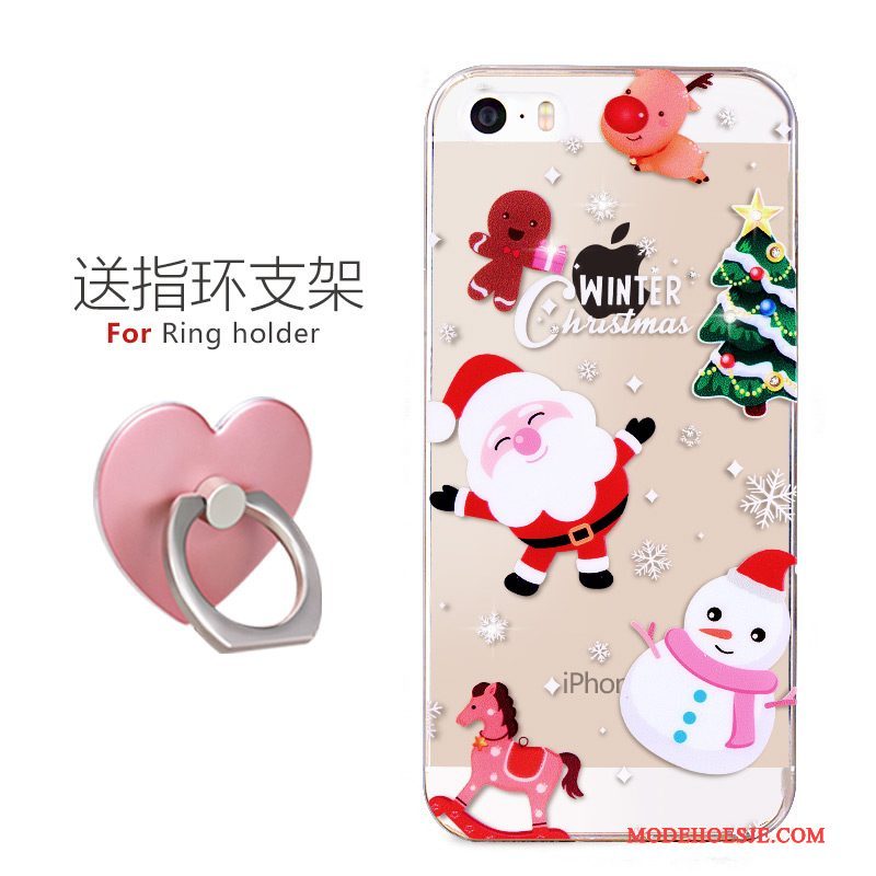 Hoesje iPhone 5/5s Spotprent Trend Mooie, Hoes iPhone 5/5s Siliconen Super Schattig Eenvoudige