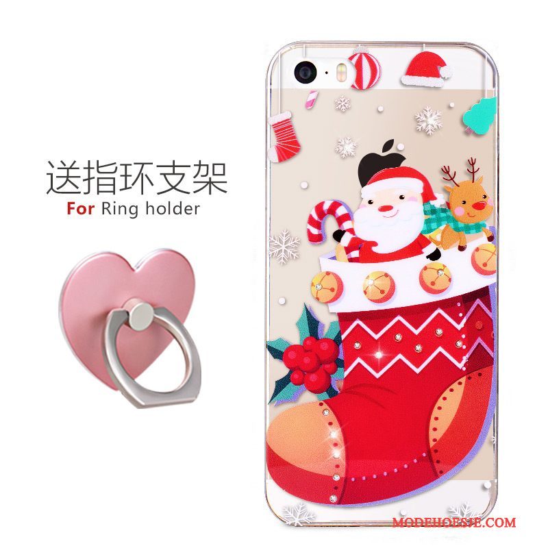 Hoesje iPhone 5/5s Spotprent Trend Mooie, Hoes iPhone 5/5s Siliconen Super Schattig Eenvoudige