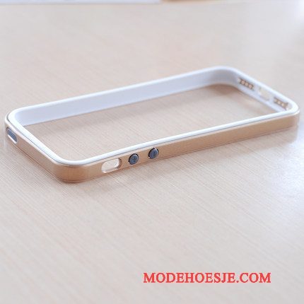 Hoesje iPhone 5/5s Telefoon Geel, Hoes iPhone 5/5s Trend Omlijsting