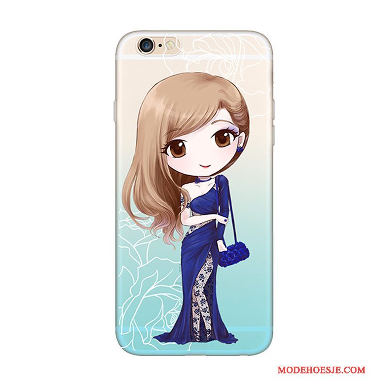 Hoesje iPhone 5/5s Zacht Rozetelefoon, Hoes iPhone 5/5s Siliconen Hanger