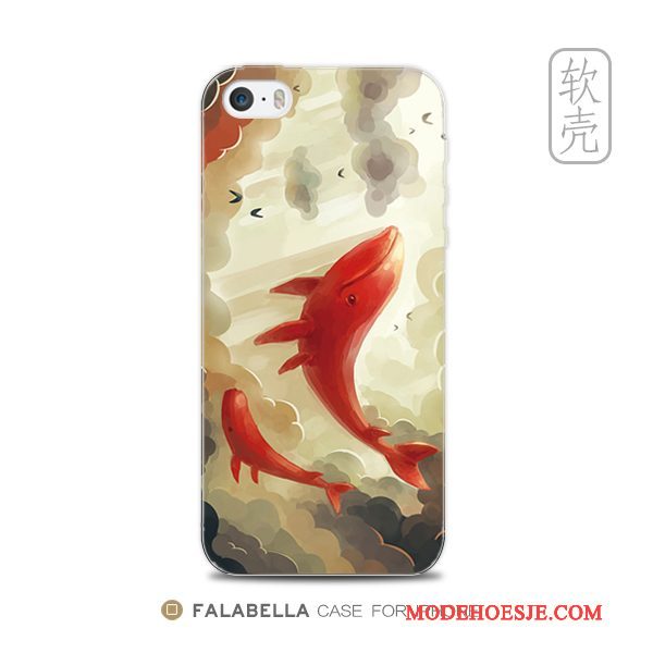 Hoesje iPhone 5/5s Zacht Telefoon Blauw, Hoes iPhone 5/5s Bescherming Accessoires Omlijsting