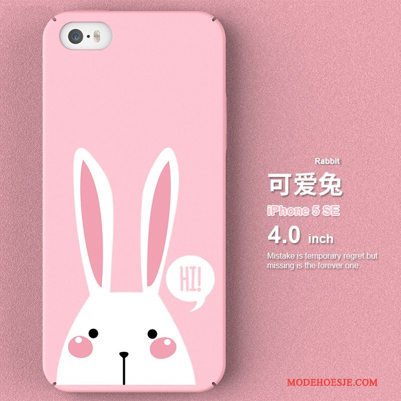 Hoesje iPhone 5/5s Zakken Anti-fall Hard, Hoes iPhone 5/5s Spotprent Roodtelefoon