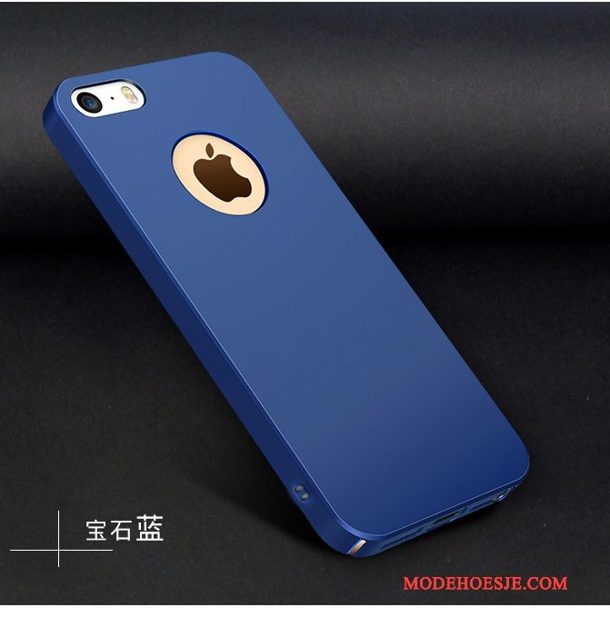 Hoesje iPhone 5/5s Zakken Schrobben Dun, Hoes iPhone 5/5s Bescherming Roodtelefoon