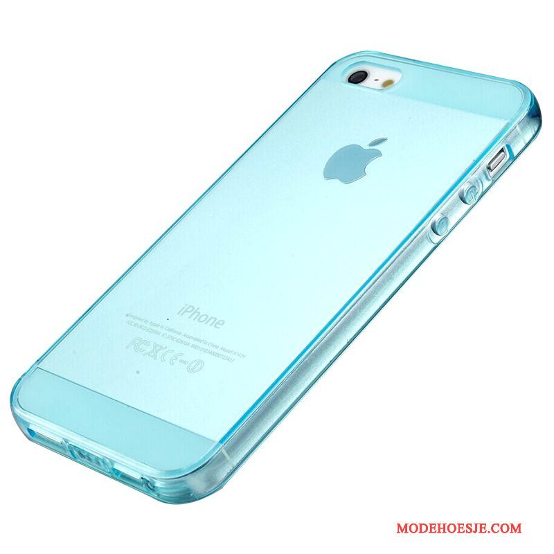 Hoesje iPhone 5/5s Zakken Telefoon Blauw, Hoes iPhone 5/5s Bescherming