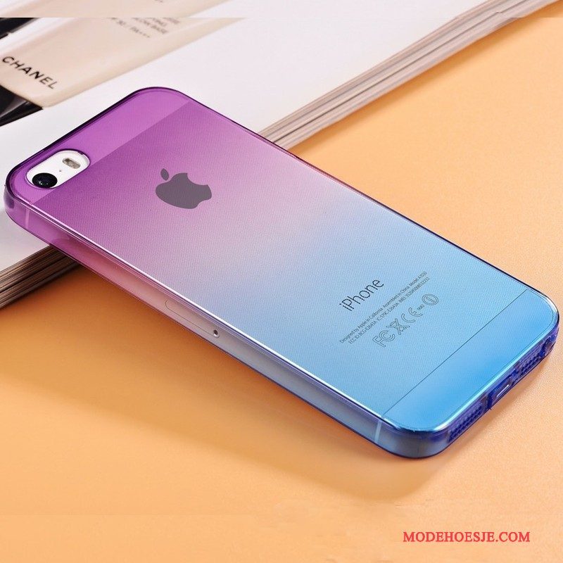 Hoesje iPhone 5/5s Zakken Telefoon Blauw, Hoes iPhone 5/5s Bescherming
