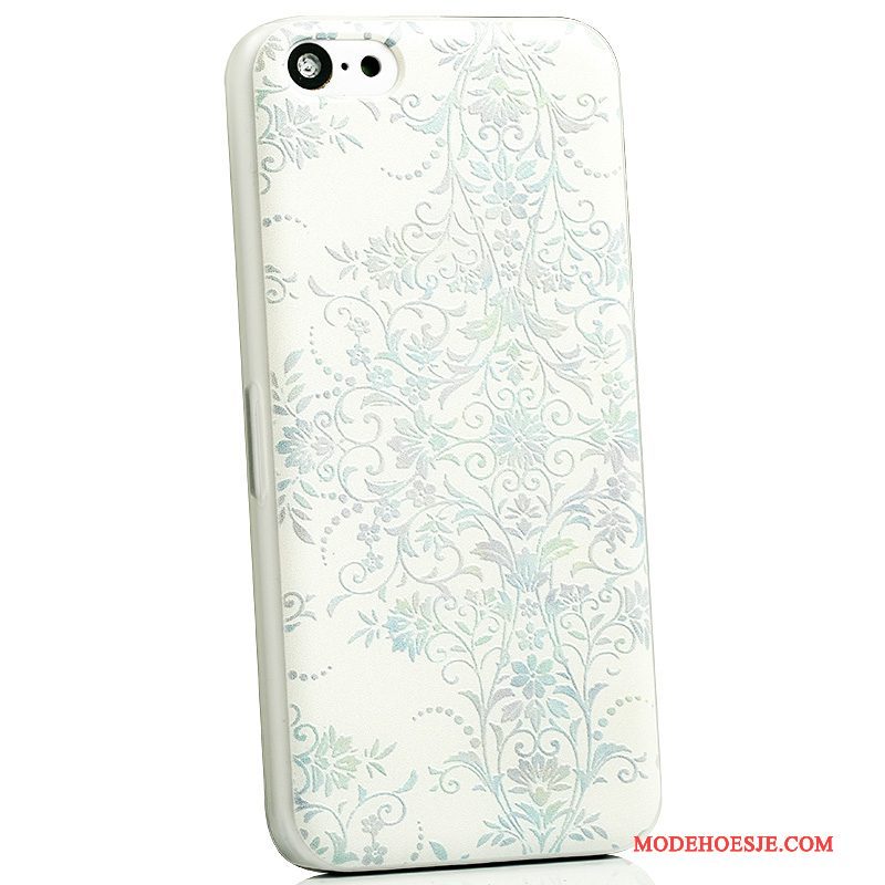 Hoesje iPhone 5c Kleur Schrobben Achterklep, Hoes iPhone 5c Spotprent Anti-fall Dun