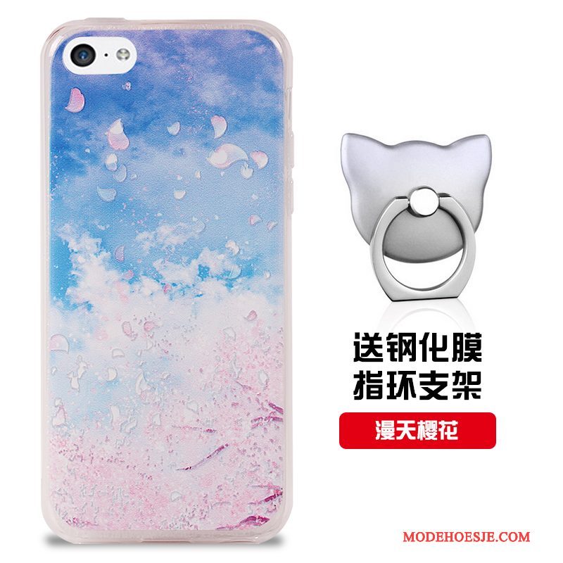 Hoesje iPhone 5c Zacht Anti-fall Patroon, Hoes iPhone 5c Siliconen Telefoon Pas