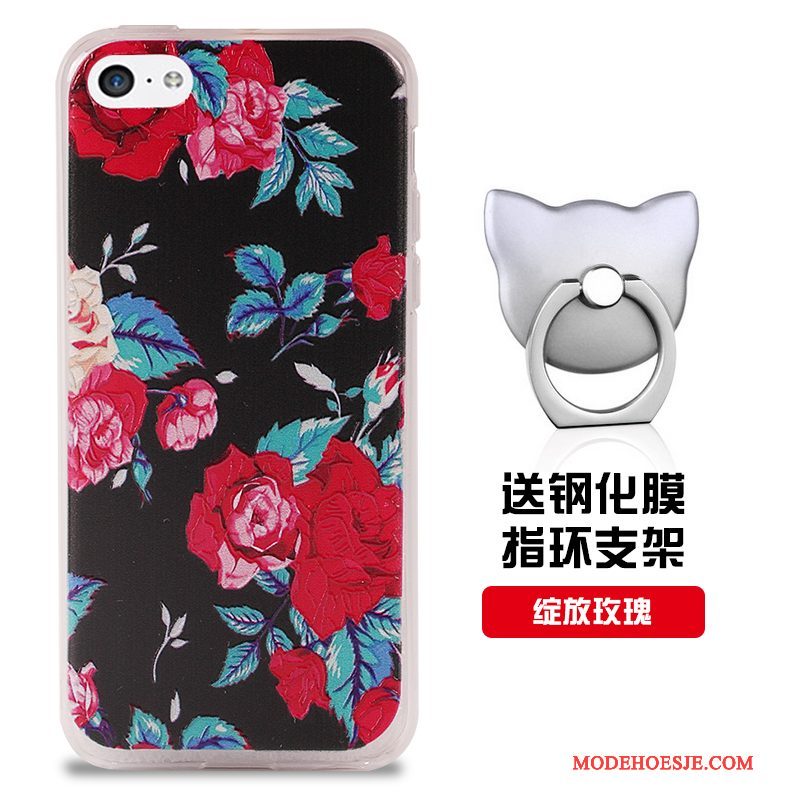 Hoesje iPhone 5c Zacht Anti-fall Patroon, Hoes iPhone 5c Siliconen Telefoon Pas