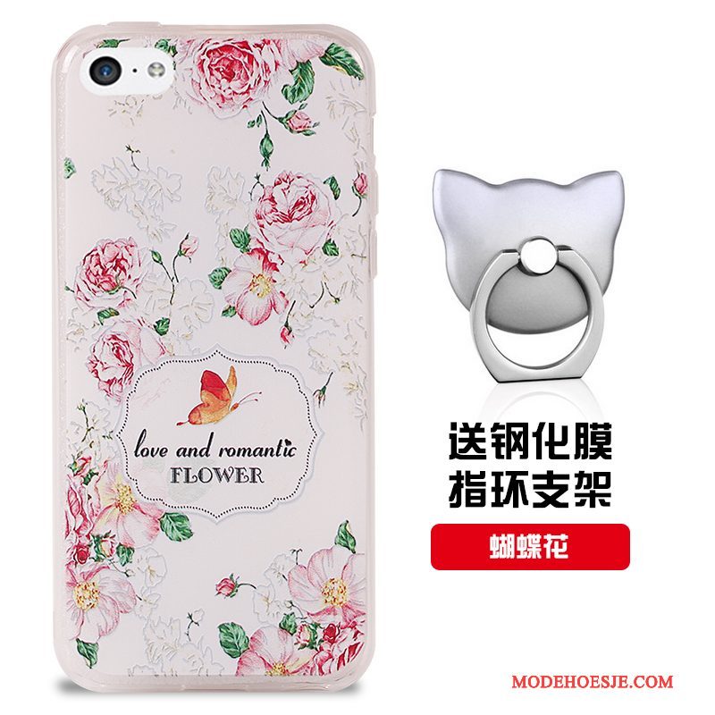Hoesje iPhone 5c Zacht Anti-fall Patroon, Hoes iPhone 5c Siliconen Telefoon Pas