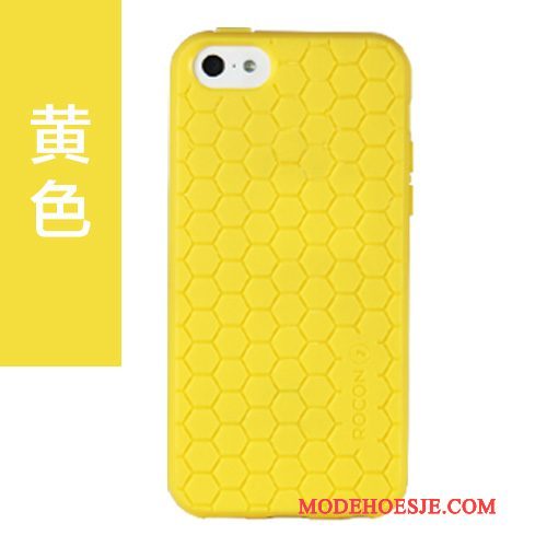 Hoesje iPhone 5c Zacht Anti-fall Schrobben, Hoes iPhone 5c Siliconen Telefoon Groen