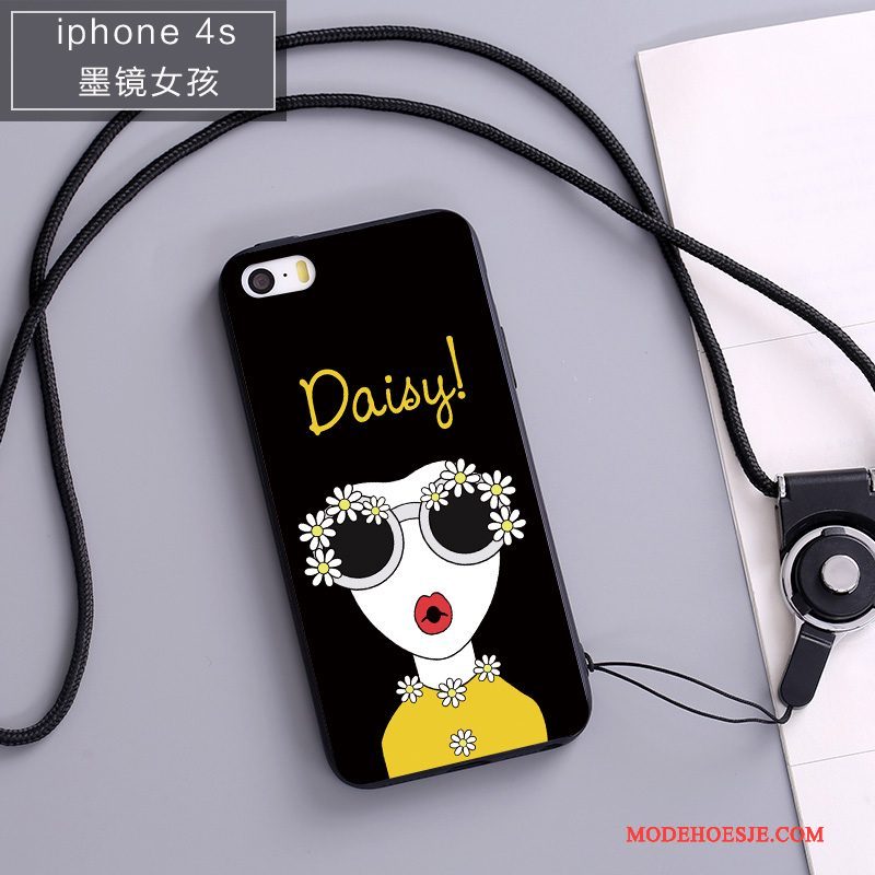 Hoesje iPhone 5c Zacht Blauwtelefoon, Hoes iPhone 5c Bescherming Anti-fall Hanger