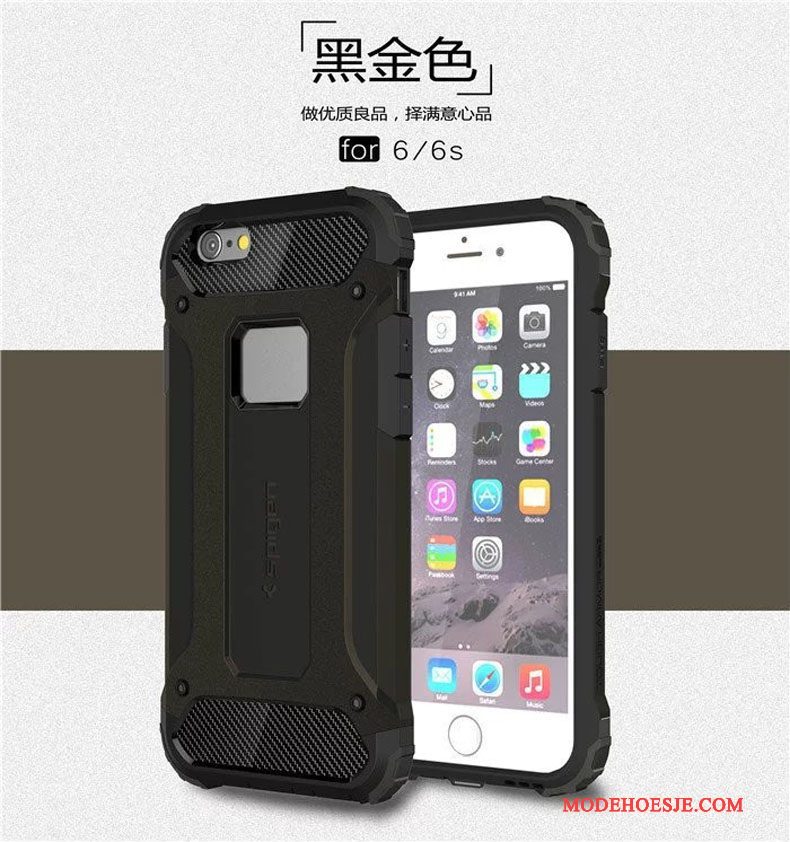 Hoesje iPhone 6/6s Bescherming Anti-falltelefoon, Hoes iPhone 6/6s Zakken Gasbag Roze