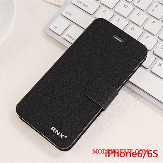 Hoesje iPhone 6/6s Bescherming Hard Anti-fall, Hoes iPhone 6/6s Leer Blauwtelefoon