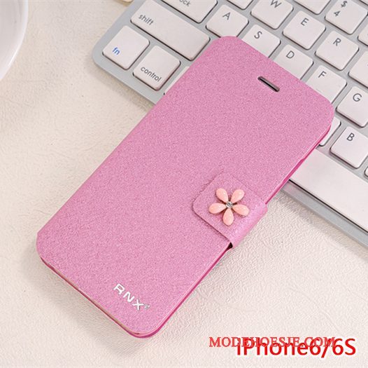 Hoesje iPhone 6/6s Bescherming Hard Anti-fall, Hoes iPhone 6/6s Leer Blauwtelefoon