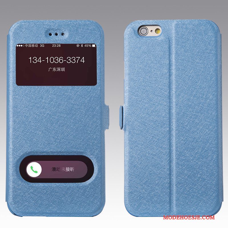 Hoesje iPhone 6/6s Bescherming Roodtelefoon, Hoes iPhone 6/6s Leer