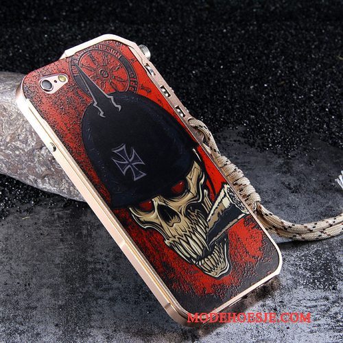 Hoesje iPhone 6/6s Bescherming Zwart Omlijsting, Hoes iPhone 6/6s Zakken Telefoon Anti-fall