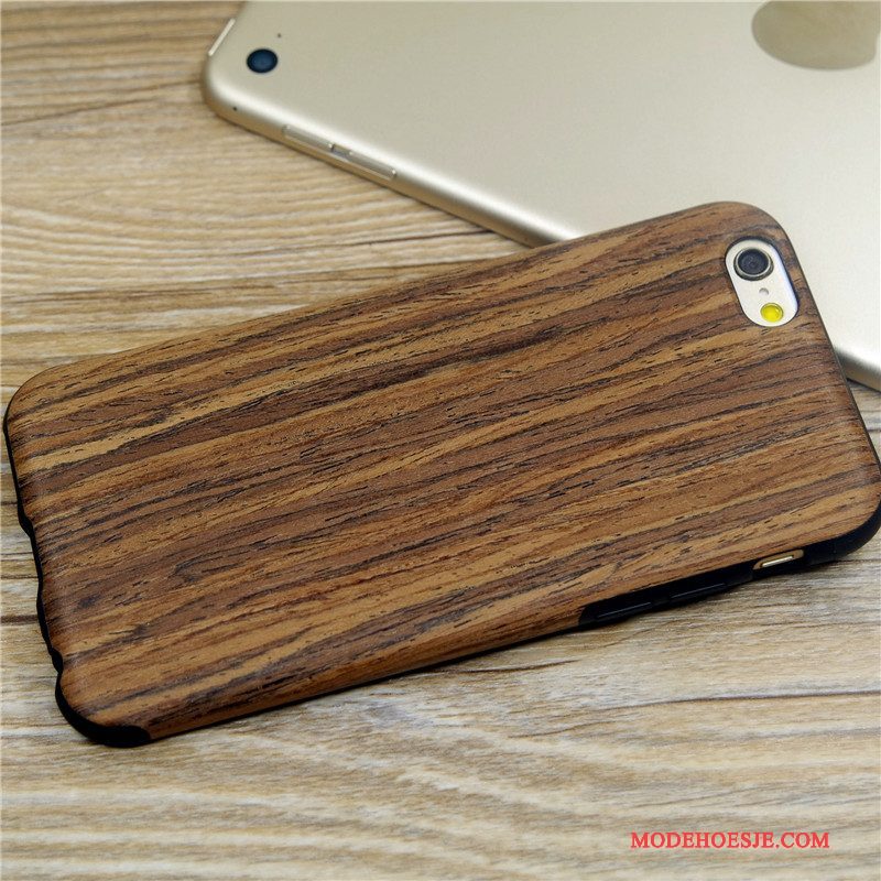 Hoesje iPhone 6/6s Houtnerf Wittelefoon, Hoes iPhone 6/6s Hout Massief Hout Grijs