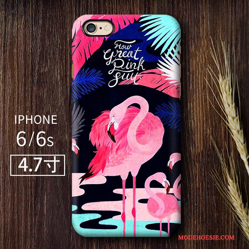 Hoesje iPhone 6/6s Kleur Telefoon Dubbele, Hoes iPhone 6/6s Vintage Chinese Stijl