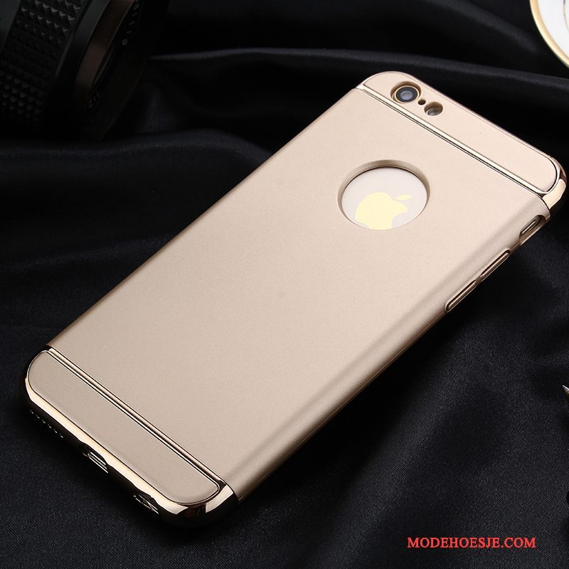 Hoesje iPhone 6/6s Luxe Telefoon Rood, Hoes iPhone 6/6s Bescherming Goud Plating