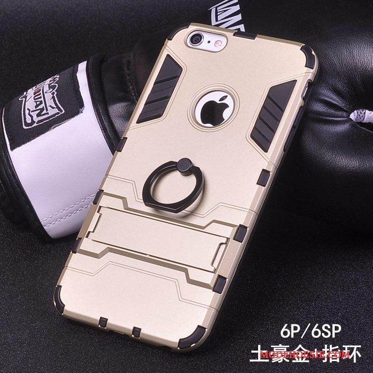 Hoesje iPhone 6/6s Plus Bescherming Ring Hard, Hoes iPhone 6/6s Plus Scheppend Anti-fall Gesp