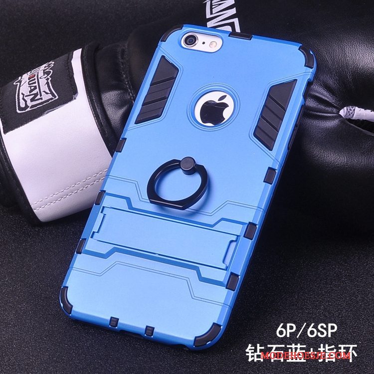 Hoesje iPhone 6/6s Plus Bescherming Ring Hard, Hoes iPhone 6/6s Plus Scheppend Anti-fall Gesp