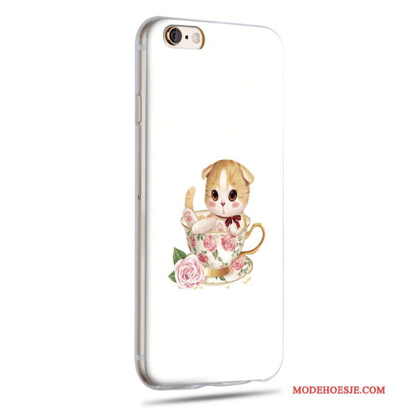 Hoesje iPhone 6/6s Plus Bescherming Telefoon Groen, Hoes iPhone 6/6s Plus Siliconen