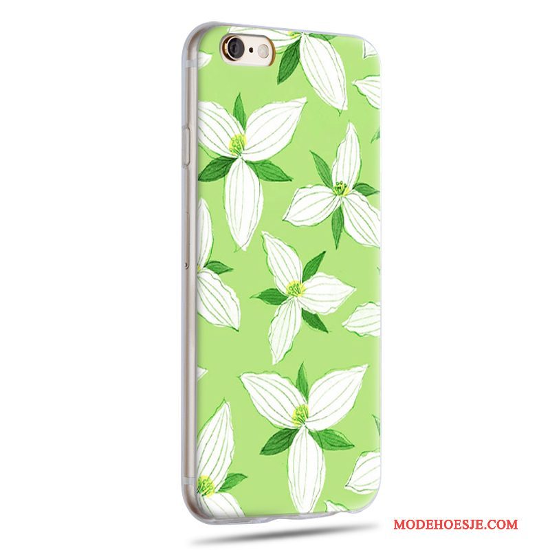 Hoesje iPhone 6/6s Plus Bescherming Telefoon Groen, Hoes iPhone 6/6s Plus Siliconen