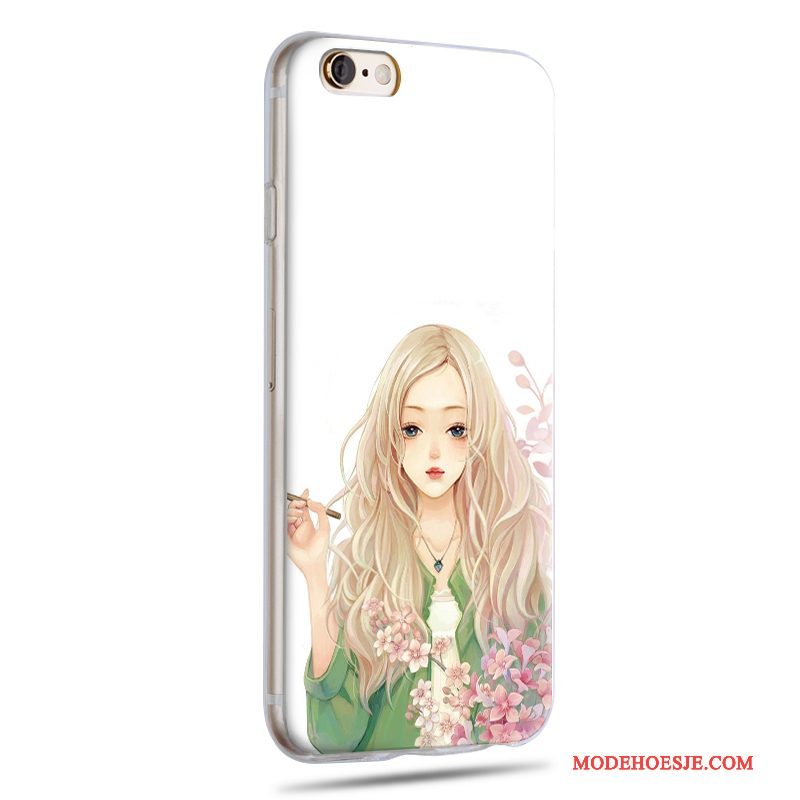 Hoesje iPhone 6/6s Plus Bescherming Telefoon Groen, Hoes iPhone 6/6s Plus Siliconen