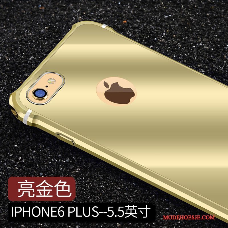 Hoesje iPhone 6/6s Plus Bescherming Trendtelefoon, Hoes iPhone 6/6s Plus Zakken Anti-fall Omlijsting