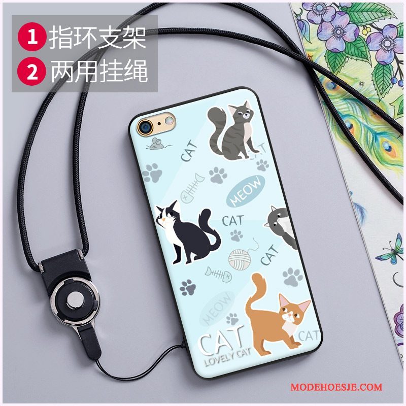 Hoesje iPhone 6/6s Plus Ondersteuning Telefoon Wolf, Hoes iPhone 6/6s Plus Zacht Hanger