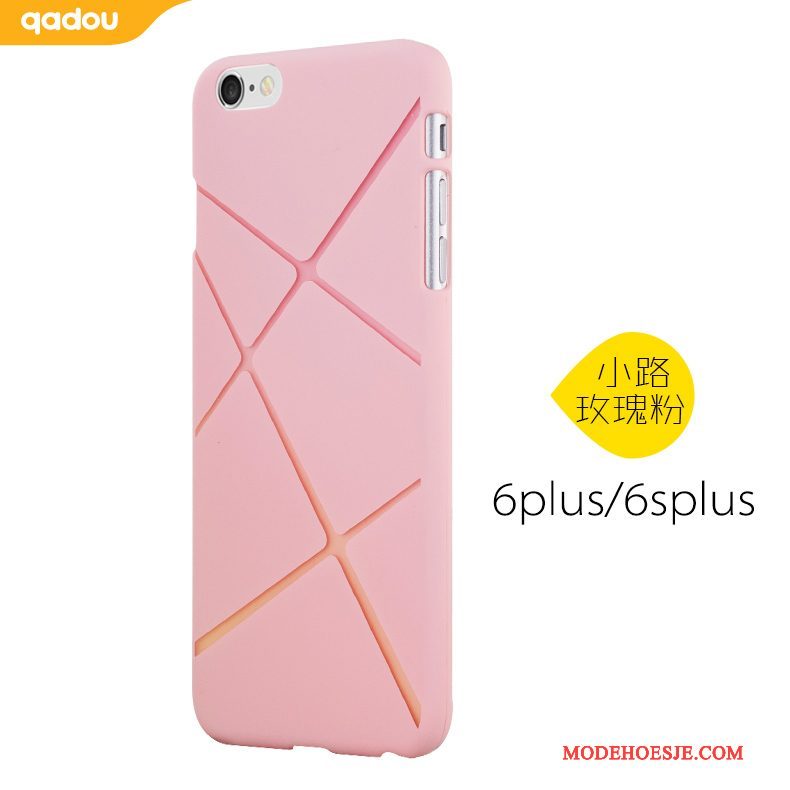 Hoesje iPhone 6/6s Plus Scheppend Zwart Schrobben, Hoes iPhone 6/6s Plus Telefoon