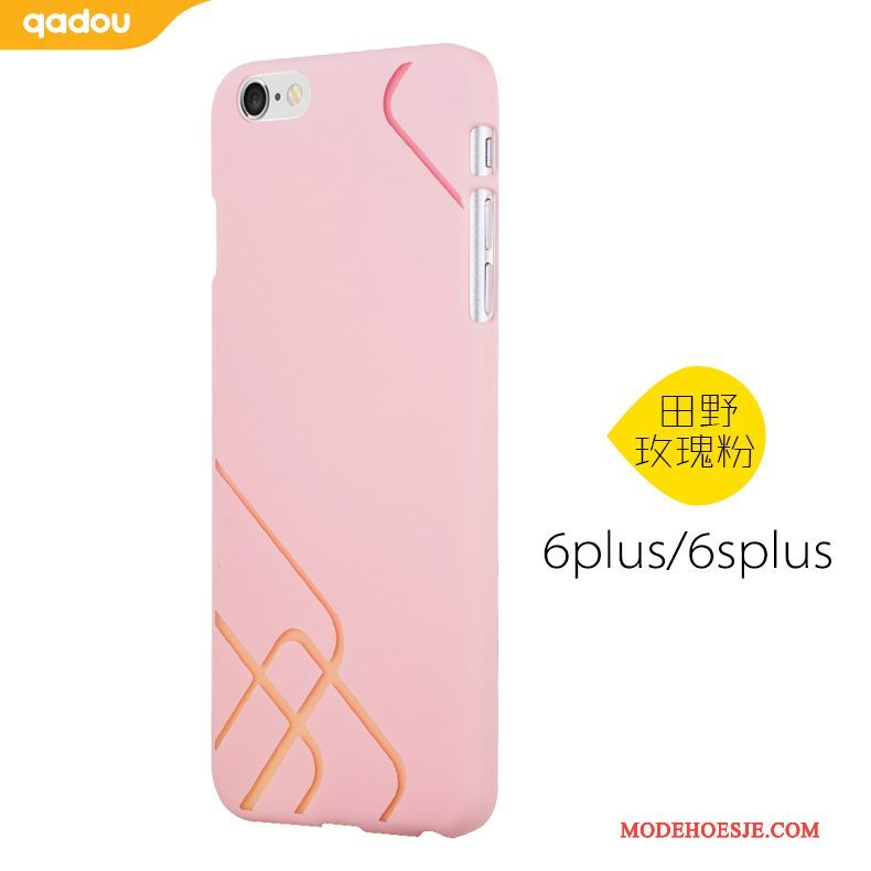 Hoesje iPhone 6/6s Plus Scheppend Zwart Schrobben, Hoes iPhone 6/6s Plus Telefoon