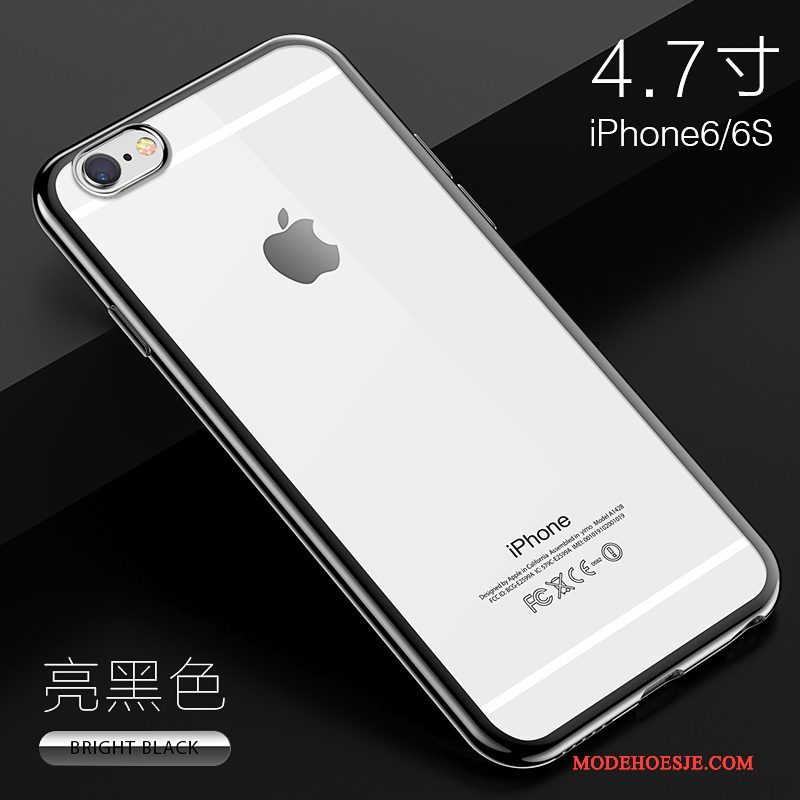 Hoesje iPhone 6/6s Plus Siliconen Doorzichtig Dun, Hoes iPhone 6/6s Plus Zacht Anti-fall Trend