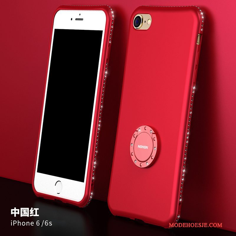 Hoesje iPhone 6/6s Plus Siliconen Trend Rood, Hoes iPhone 6/6s Plus Zakken Nieuw Anti-fall