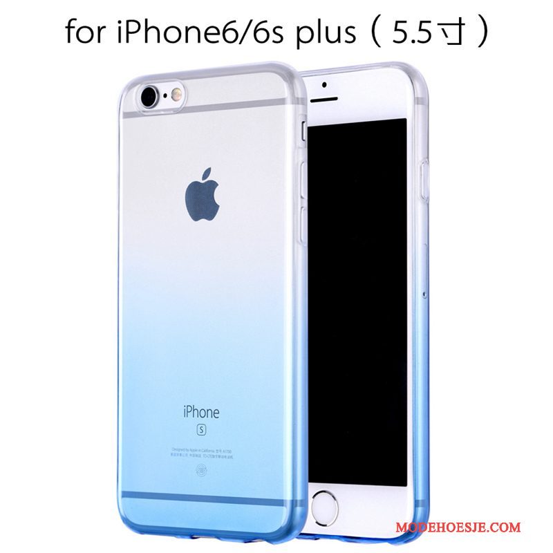 Hoesje iPhone 6/6s Plus Zacht Persoonlijk Pu, Hoes iPhone 6/6s Plus Siliconen Groentelefoon