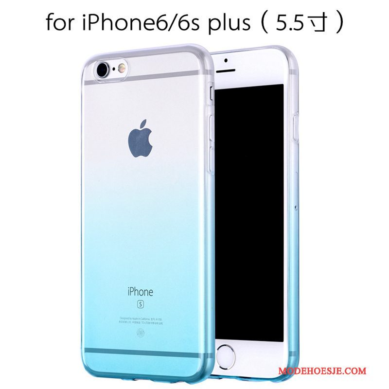 Hoesje iPhone 6/6s Plus Zacht Persoonlijk Pu, Hoes iPhone 6/6s Plus Siliconen Groentelefoon