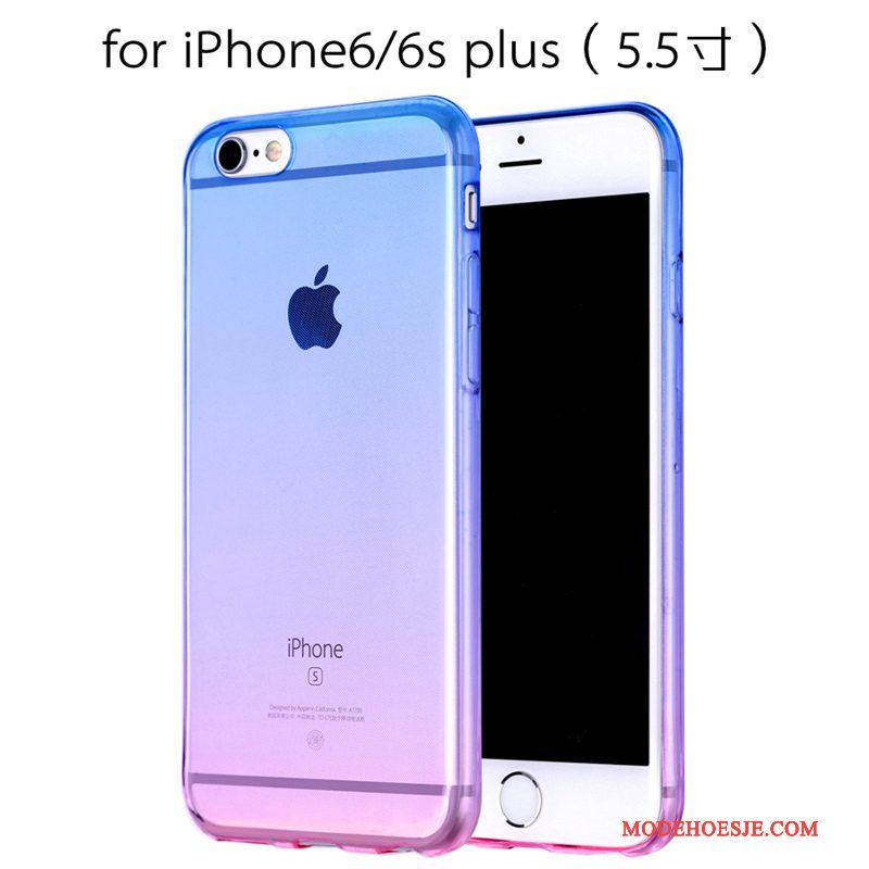 Hoesje iPhone 6/6s Plus Zacht Persoonlijk Pu, Hoes iPhone 6/6s Plus Siliconen Groentelefoon