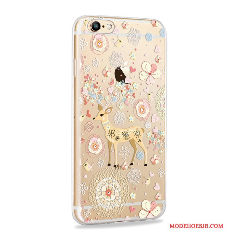 Hoesje iPhone 6/6s Plus Zacht Telefoon Anti-fall, Hoes iPhone 6/6s Plus Siliconen Dun