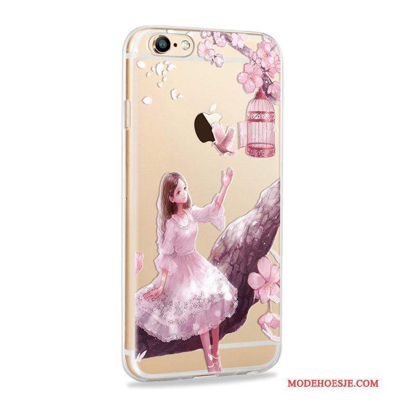 Hoesje iPhone 6/6s Plus Zacht Telefoon Anti-fall, Hoes iPhone 6/6s Plus Siliconen Dun