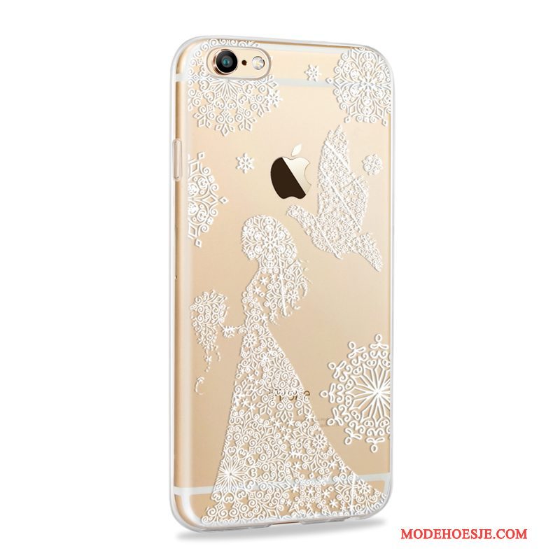 Hoesje iPhone 6/6s Plus Zacht Telefoon Anti-fall, Hoes iPhone 6/6s Plus Siliconen Dun