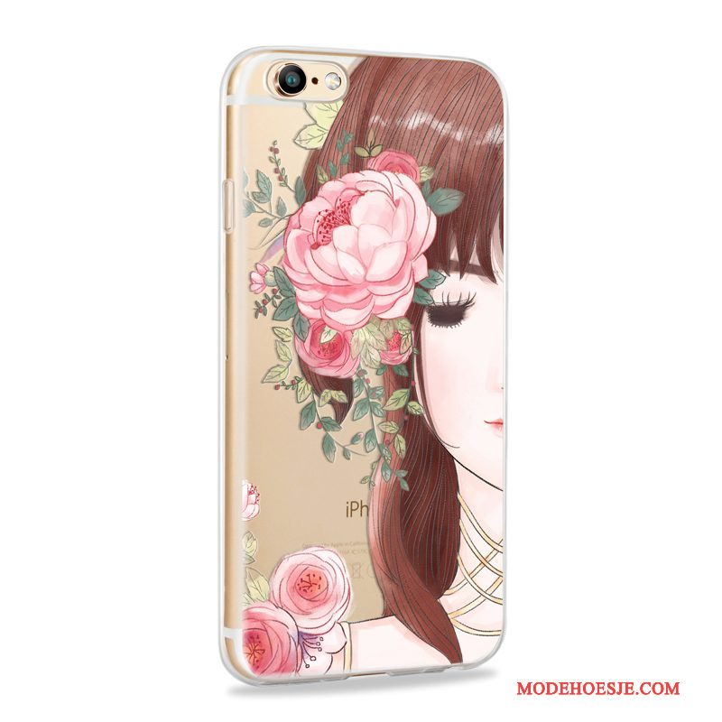 Hoesje iPhone 6/6s Plus Zacht Telefoon Anti-fall, Hoes iPhone 6/6s Plus Siliconen Dun