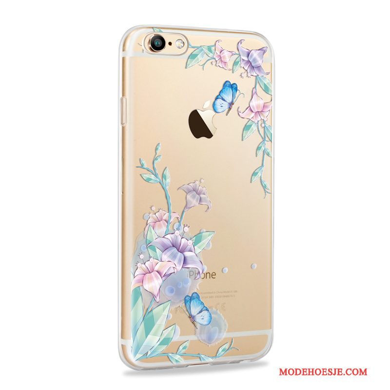 Hoesje iPhone 6/6s Plus Zacht Telefoon Anti-fall, Hoes iPhone 6/6s Plus Siliconen Dun