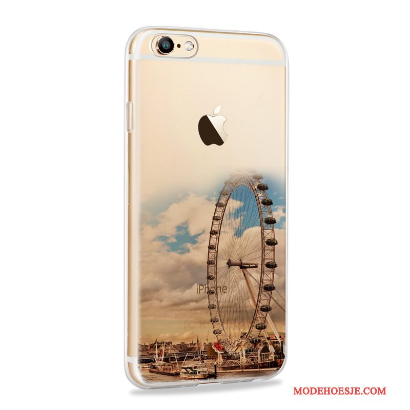 Hoesje iPhone 6/6s Plus Zacht Telefoon Anti-fall, Hoes iPhone 6/6s Plus Siliconen Dun