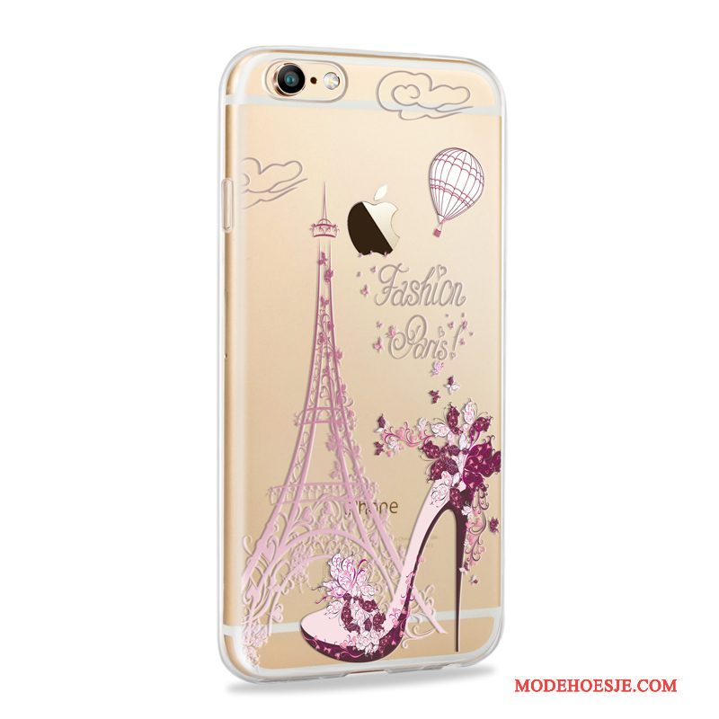 Hoesje iPhone 6/6s Plus Zacht Telefoon Anti-fall, Hoes iPhone 6/6s Plus Siliconen Dun