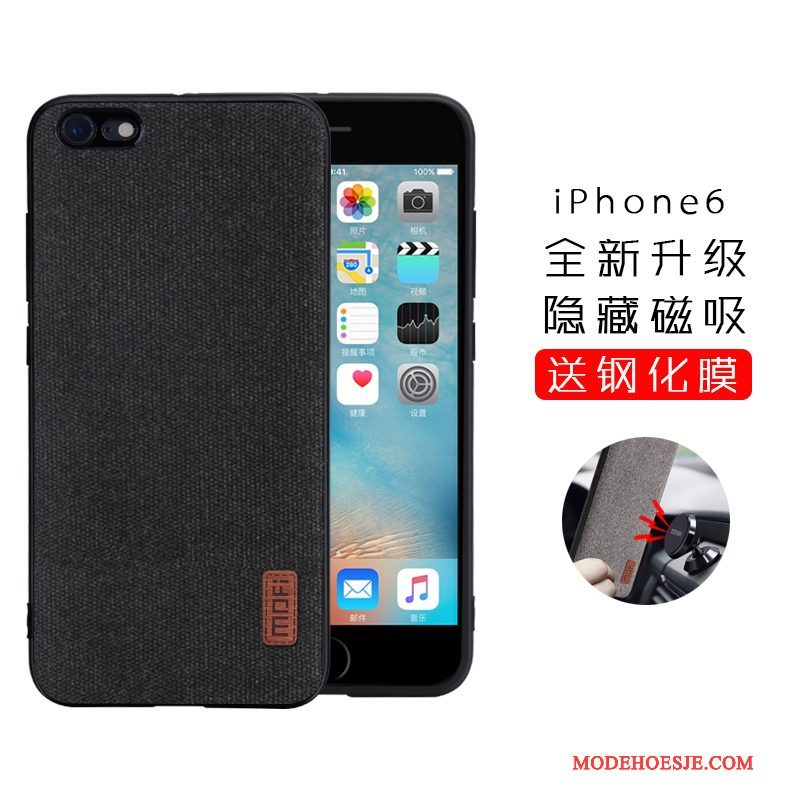 Hoesje iPhone 6/6s Plus Zakken Grijs Trend, Hoes iPhone 6/6s Plus Siliconen Anti-falltelefoon